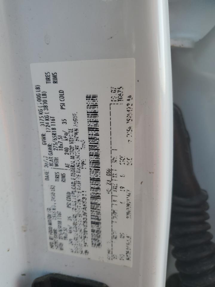 2018 Ford F150 Supercrew VIN: 1FTEW1E53JFA65311 Lot: 71738645