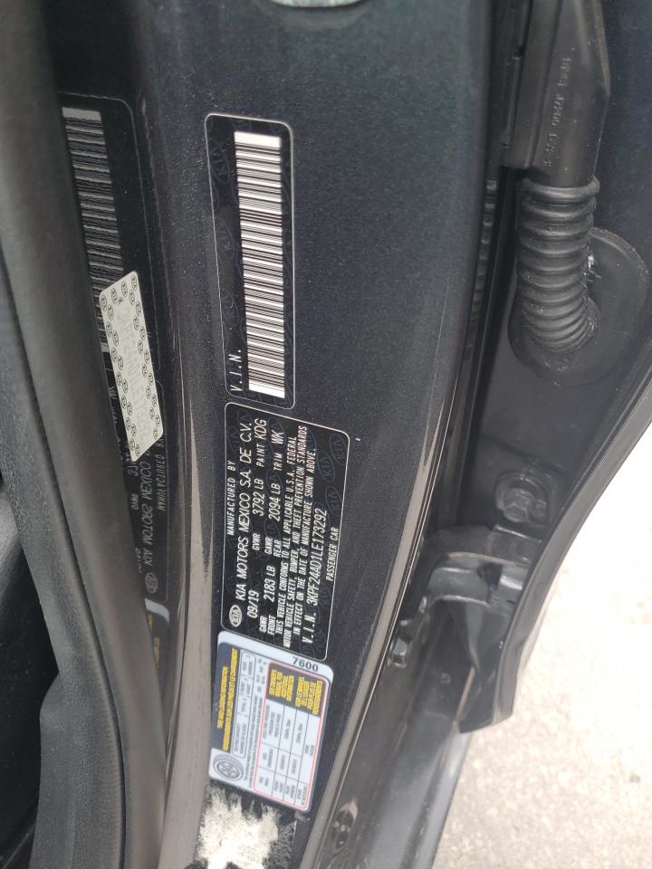 2020 Kia Forte Fe VIN: 3KPF24AD1LE173292 Lot: 84592305