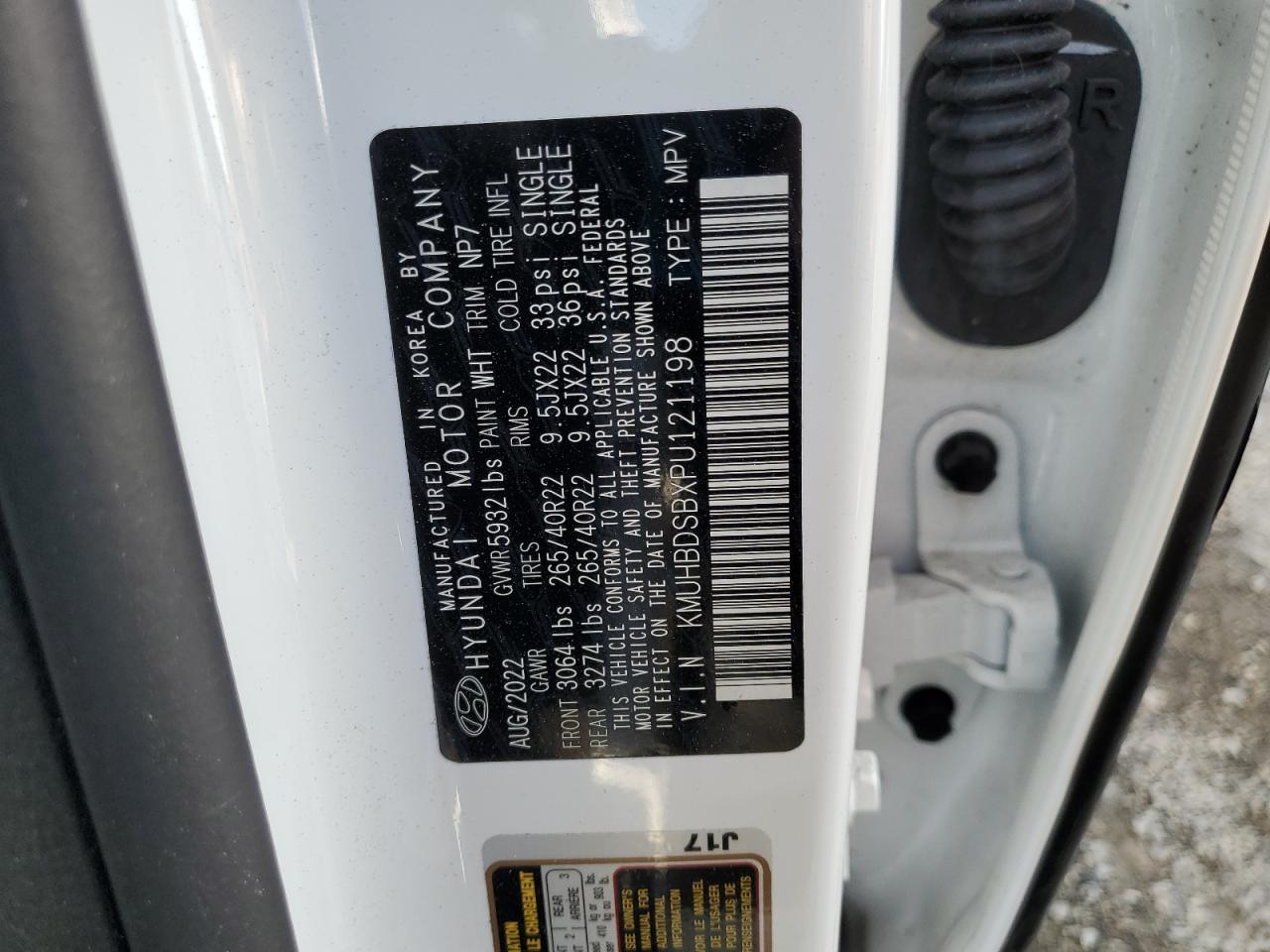 2023 Genesis Gv80 Base VIN: KMUHBDSBXPU121198 Lot: 80626085