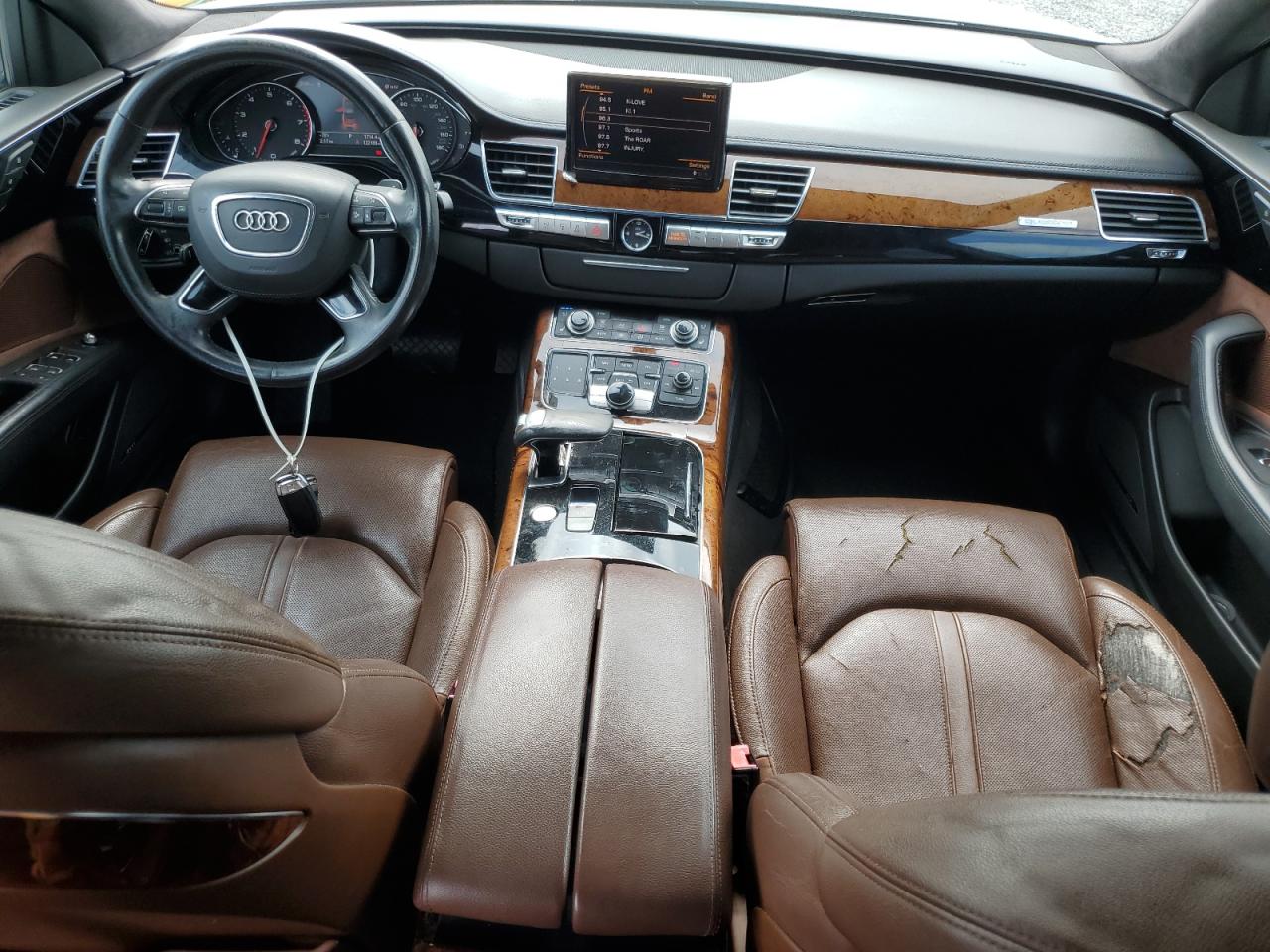 2013 Audi A8 L Quattro VIN: WAURGAFD5DN017076 Lot: 81887635
