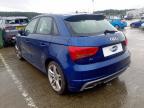 2013 AUDI A1 S LINE TFSI S-A 1.4 TFSI S LINE 5DR S TRONIC for sale at Copart WHITBURN