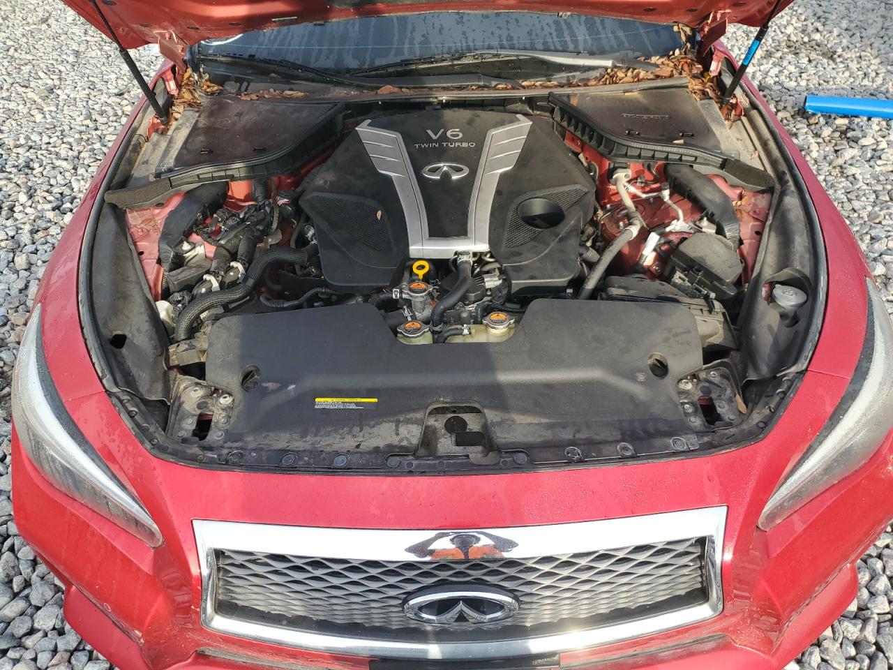 2017 Infiniti Q50 Red Sport 400 VIN: JN1FV7AP7HM850487 Lot: 81698835