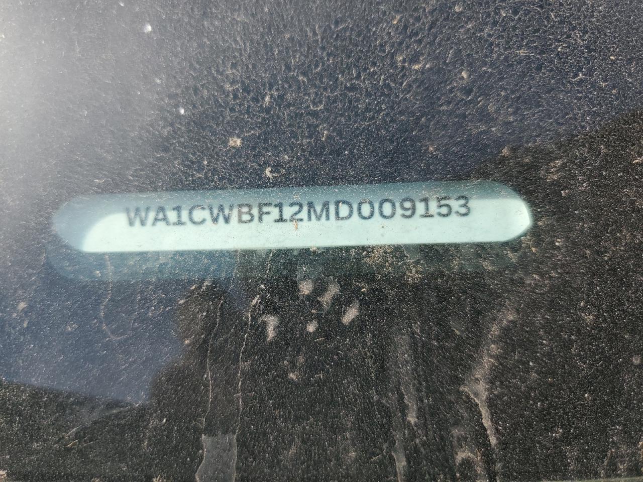 2021 Audi Sq8 Prestige VIN: WA1CWBF12MD009153 Lot: 84553415