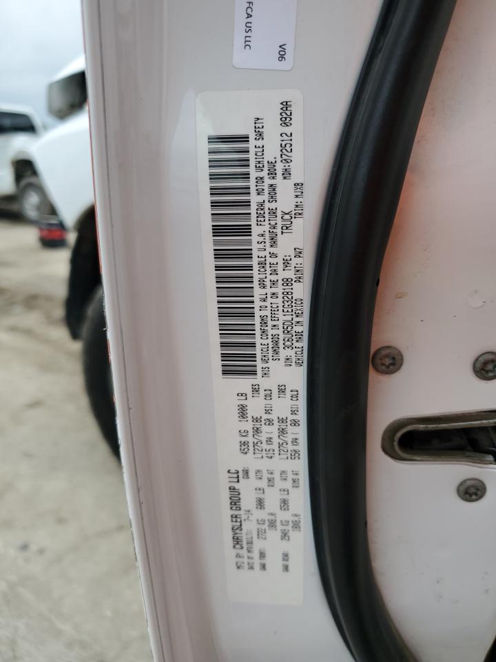 2014 Ram 2500 Slt VIN: 3C6UR5DL1EG328188 Lot: 82125025