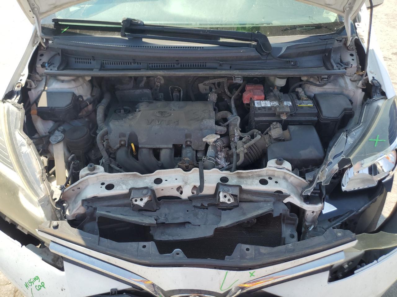 2015 Toyota Yaris VIN: VNKKTUD31FA038150 Lot: 80370965