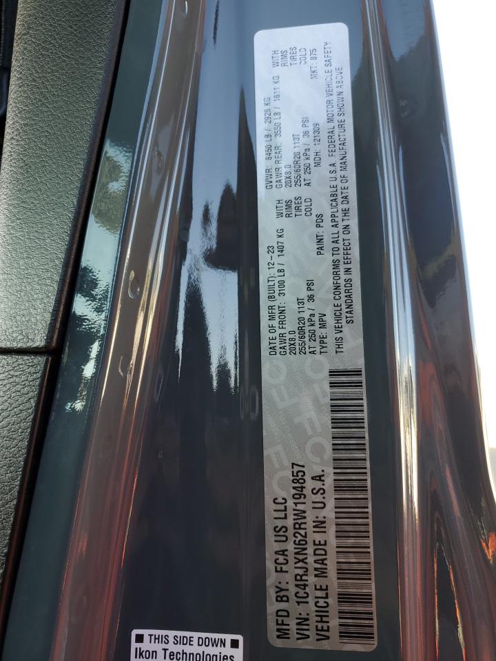 2024 Jeep Wrangler 4Xe VIN: 1C4RJXN62RW194857 Lot: 81875095