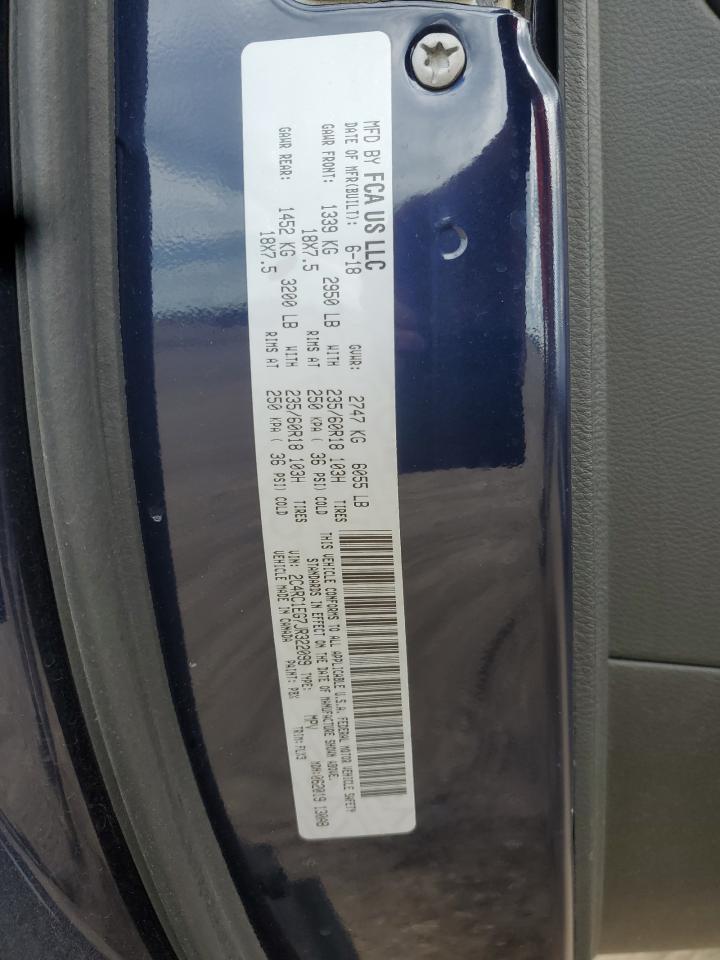 2018 Chrysler Pacifica Touring L Plus VIN: 2C4RC1EG7JR322099 Lot: 71182695