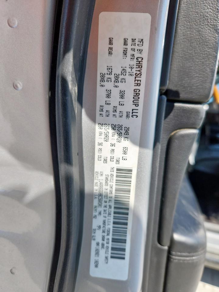 2011 Jeep Grand Cherokee Overland VIN: 1J4RR6GG8BC560301 Lot: 82116375