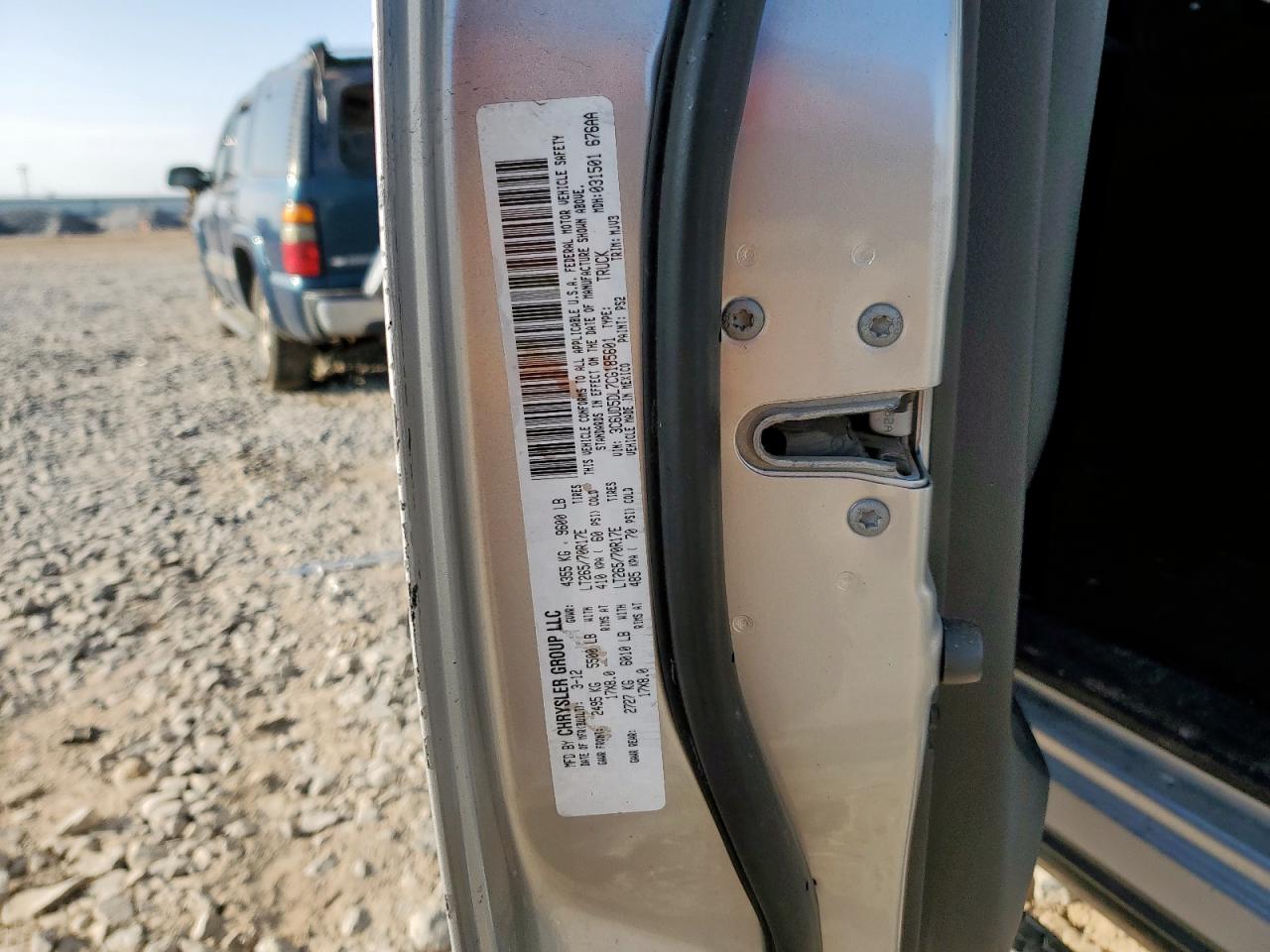 2012 Dodge Ram 2500 Slt VIN: 3C6UD5DL7CG185601 Lot: 82045835