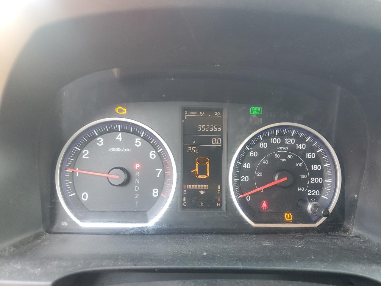 2009 Honda Cr-V Exl VIN: 5J6RE487X9L806516 Lot: 80021805