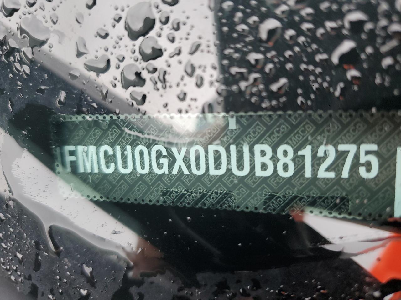 2013 Ford Escape Se VIN: 1FMCU0GX0DUB81275 Lot: 81026385