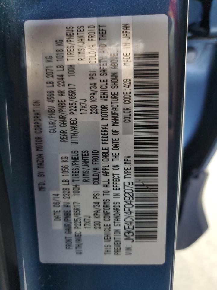 2015 Mazda Cx-5 Touring VIN: JM3KE4CY4F0492079 Lot: 82032995