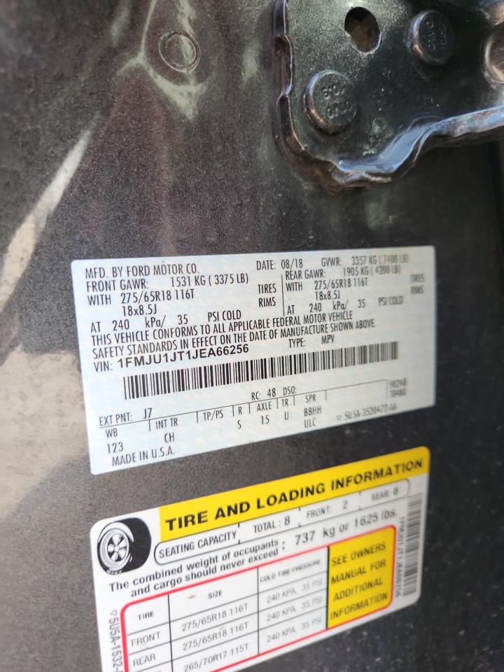 2018 Ford Expedition Xlt VIN: 1FMJU1JT1JEA66256 Lot: 81341505