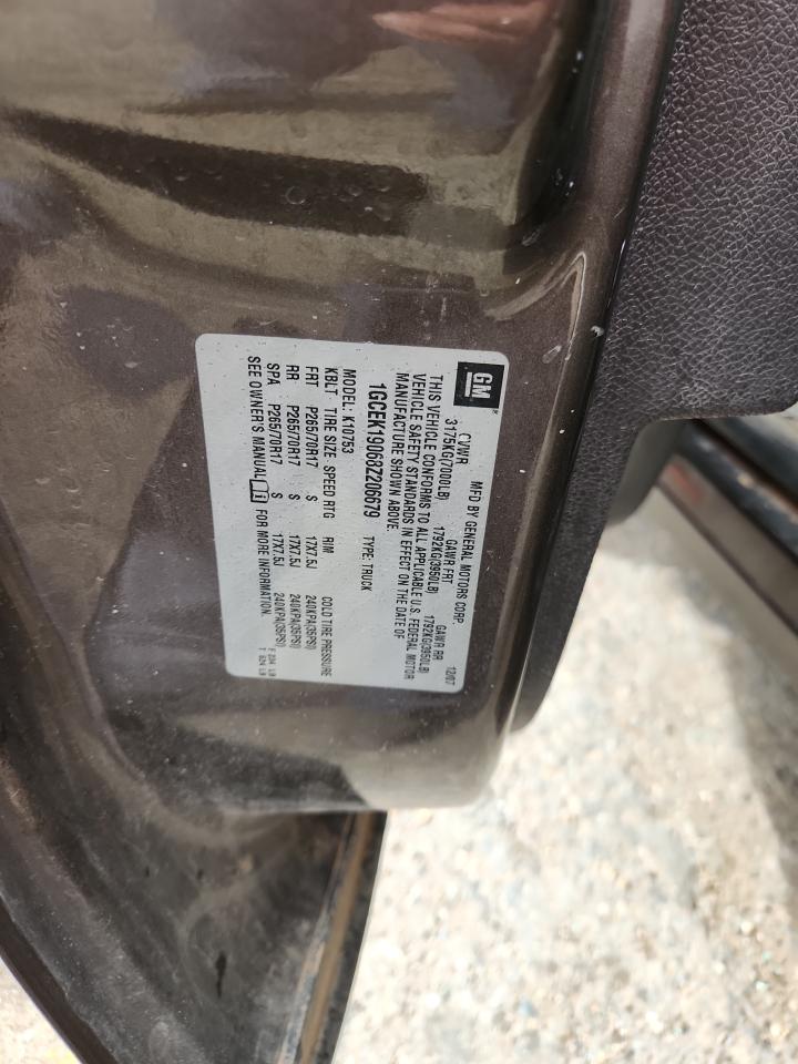 2008 Chevrolet Silverado K1500 VIN: 1GCEK19068Z206679 Lot: 84703265