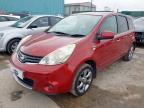 2011 NISSAN NOTE N-TEC  for sale at Copart ROCHFORD