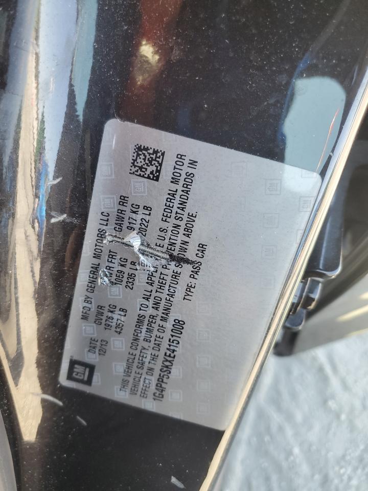 2014 Buick Verano VIN: 1G4PP5SKXE4151008 Lot: 80400975