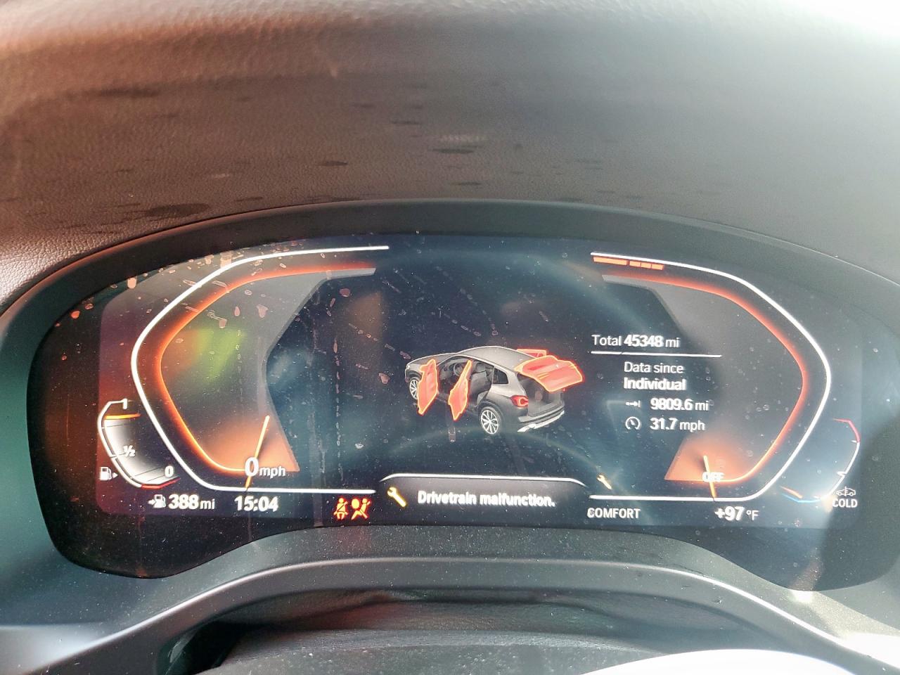 2022 BMW X3 Sdrive30I VIN: 5UX43DP05N9M38892 Lot: 81969895