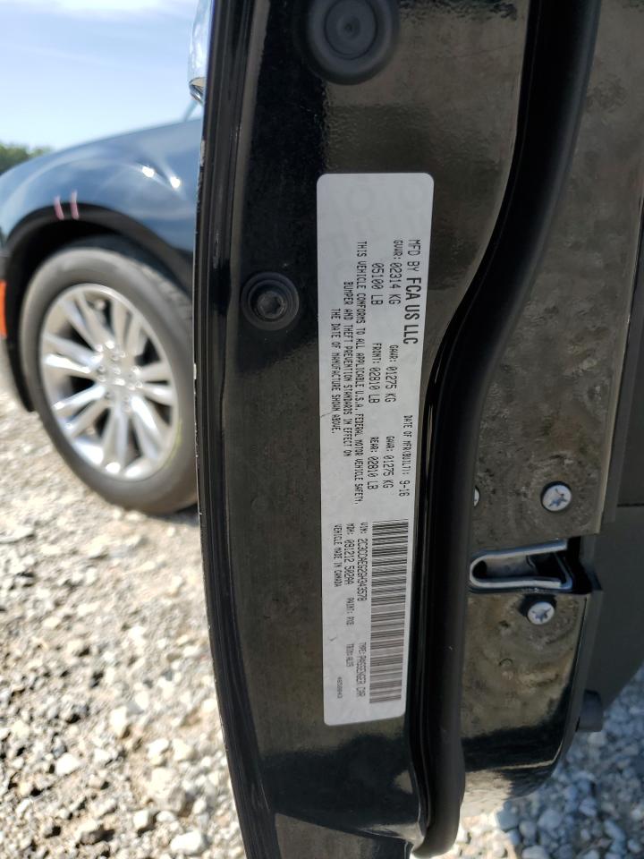 2016 Chrysler 300C VIN: 2C3CCAEG2GH343578 Lot: 71852175
