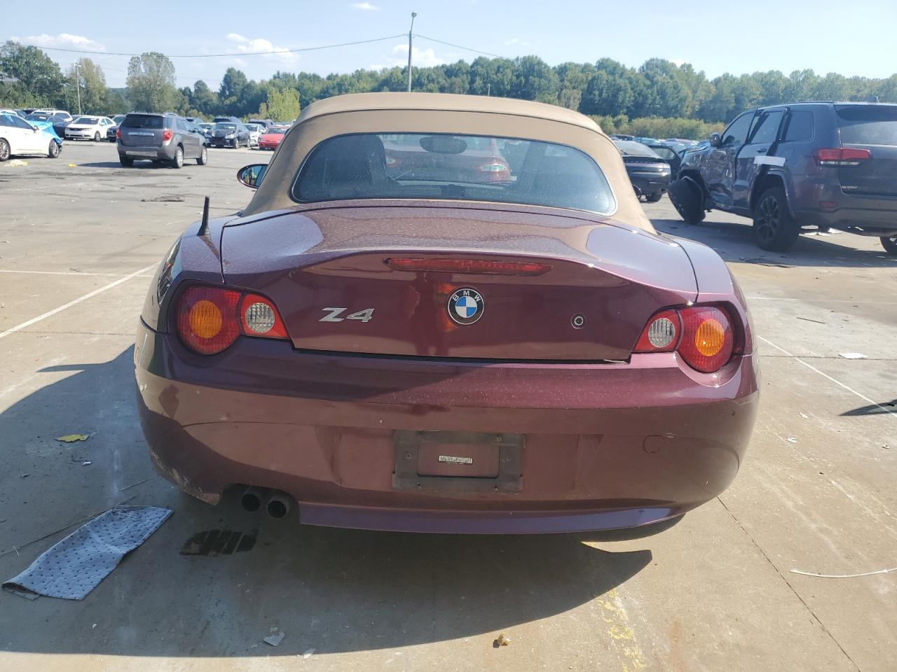2003 BMW Z4 3.0 VIN: 4USBT53403LT20833 Lot: 81272545
