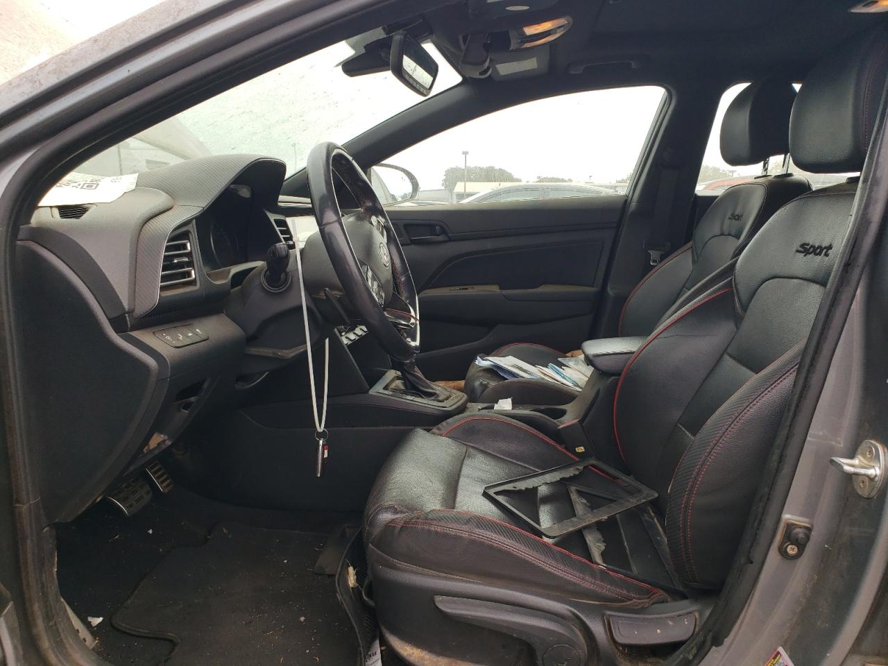 2019 Hyundai Elantra Sport VIN: KMHD04LBXKU816453 Lot: 81090395