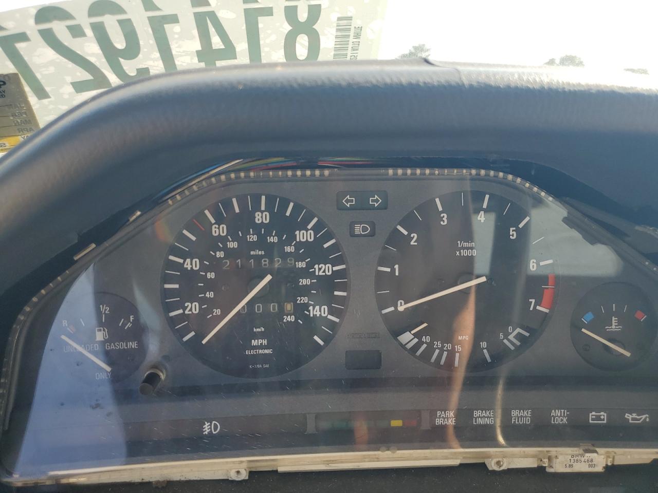 1989 BMW 325 I Automatic VIN: WBABB2304KEC19267 Lot: 81419215