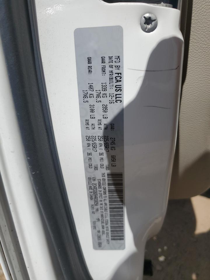 2017 Dodge Grand Caravan Se VIN: 2C4RDGBG5HR650250 Lot: 80545145