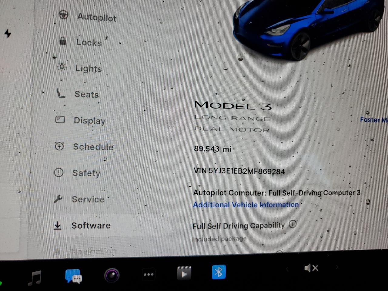 2021 Tesla Model 3 VIN: 5YJ3E1EB2MF869284 Lot: 84048925