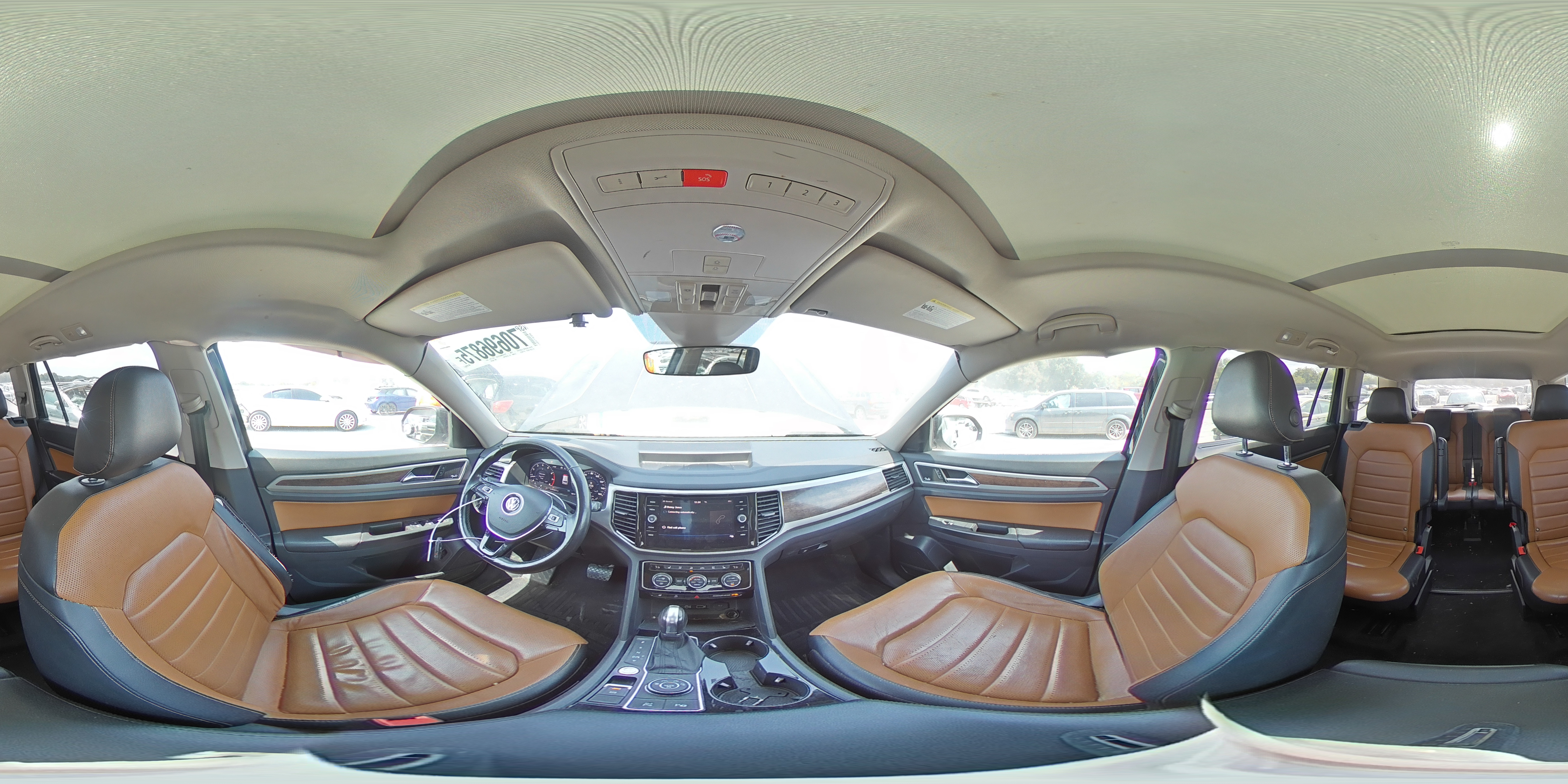 2018 Volkswagen Atlas Sel Premium VIN: 1V2NR2CA9JC543292 Lot: 70696875