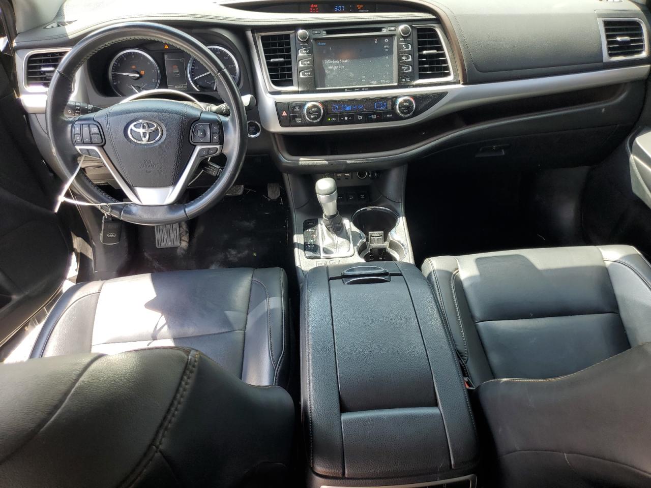 2019 Toyota Highlander Se VIN: 5TDJZRFH7KS586093 Lot: 80789165