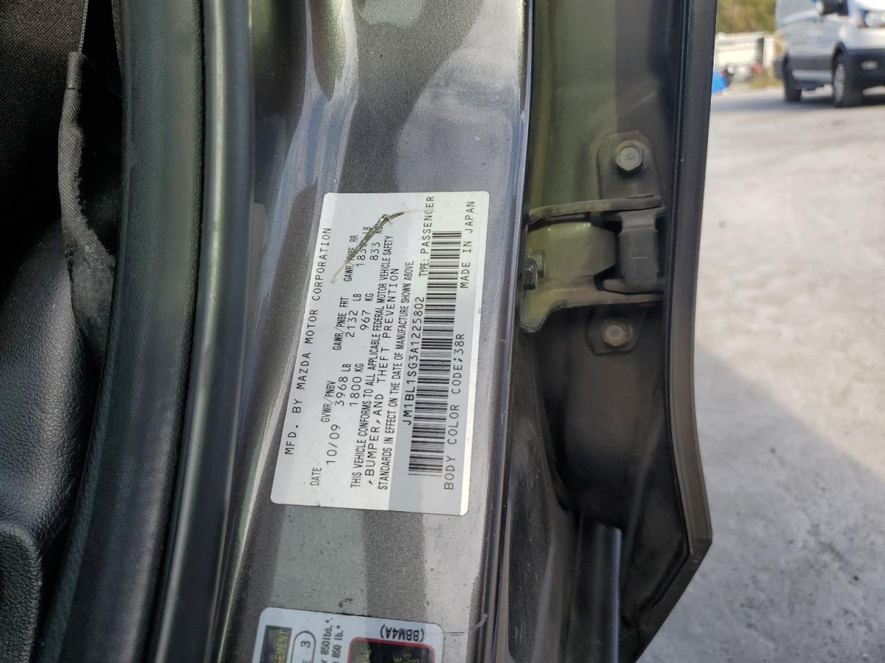 2010 Mazda 3 I VIN: JM1BL1SG3A1225802 Lot: 80285575