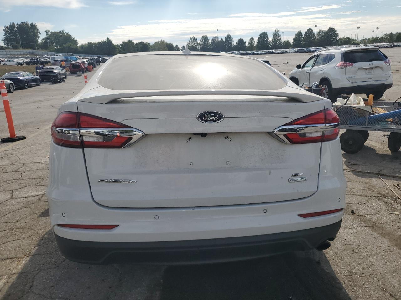 2019 Ford Fusion Se VIN: 3FA6P0HD8KR101826 Lot: 80156115