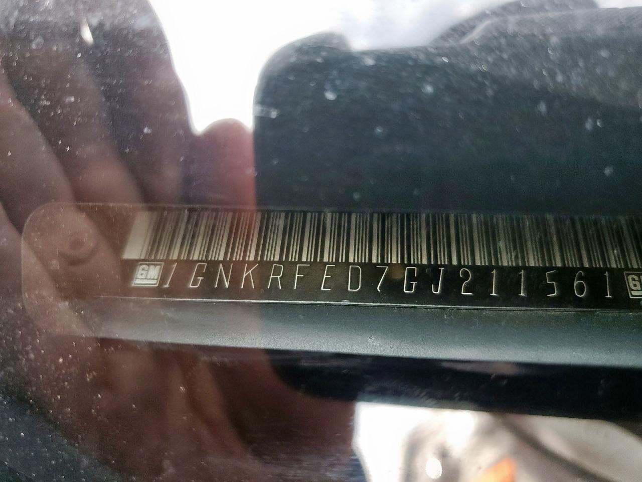 2016 Chevrolet Traverse Ls VIN: 1GNKRFED7GJ211561 Lot: 80755495