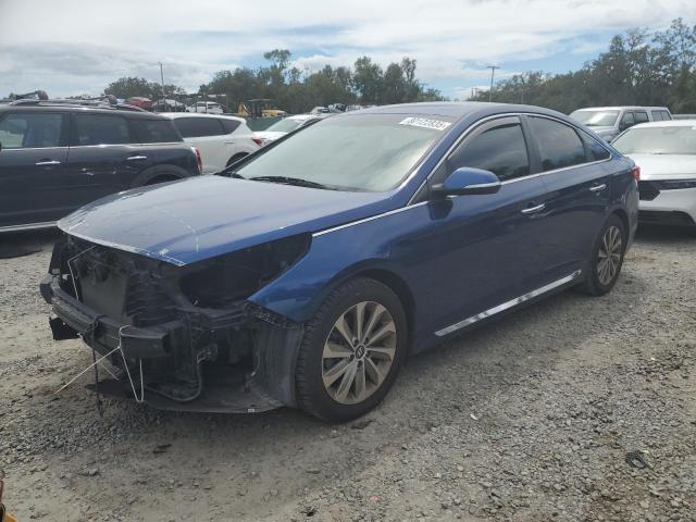  HYUNDAI SONATA 2016 Синий