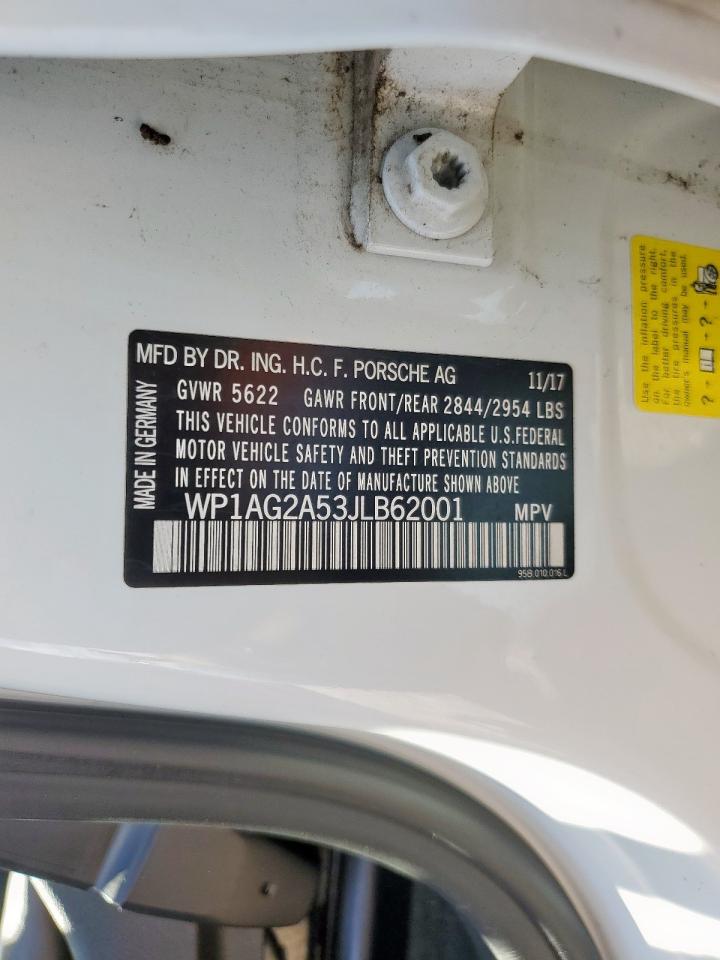 2018 Porsche Macan Gts VIN: WP1AG2A53JLB62001 Lot: 63852945