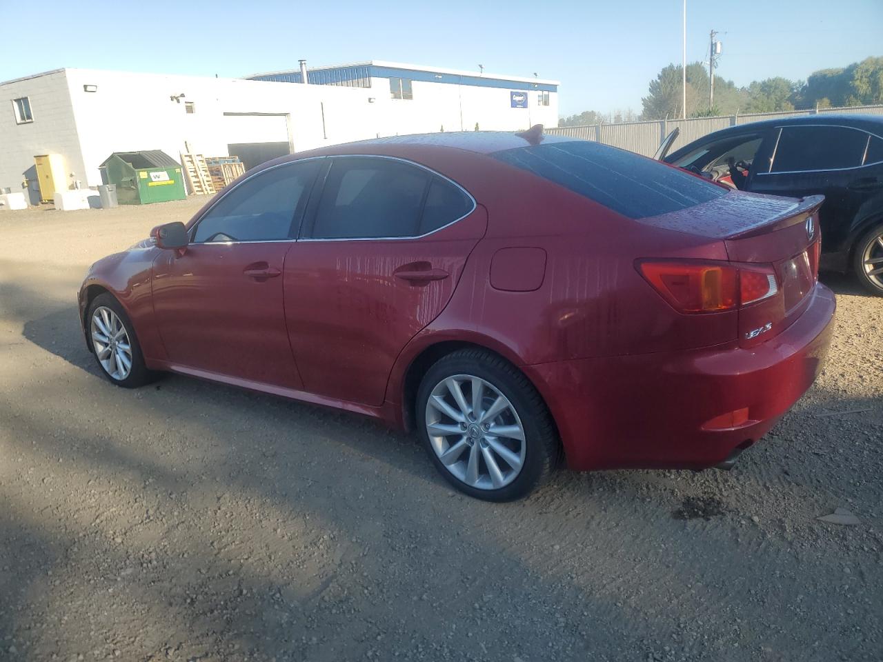 2010 Lexus Is 250 red null gas JTHCF5C24A5041658 photo #3