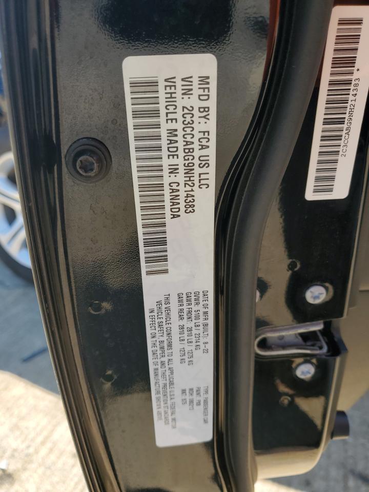 2022 Chrysler 300 S VIN: 2C3CCABG9NH214383 Lot: 80774225