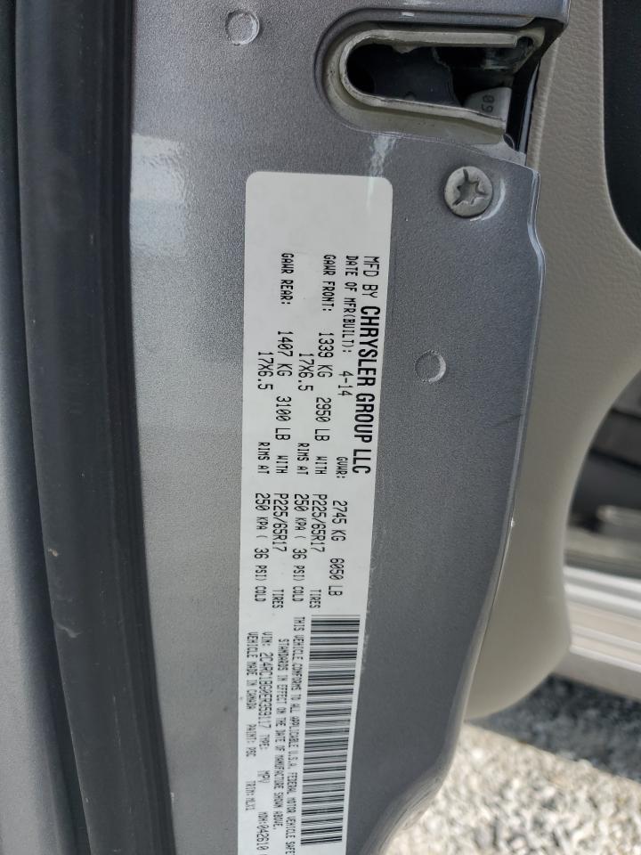 2014 Chrysler Town & Country Touring VIN: 2C4RC1BG0ER359117 Lot: 80733075