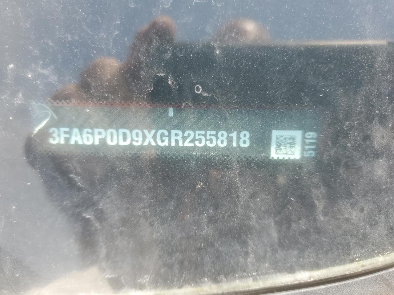 2016 Ford Fusion Titanium VIN: 3FA6P0D9XGR255818 Lot: 70651535