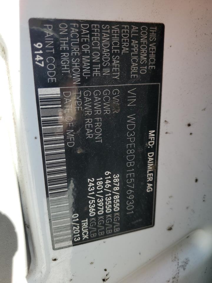 2014 Mercedes-Benz Sprinter 2500 VIN: WD3PE8DB1E5769301 Lot: 80108545