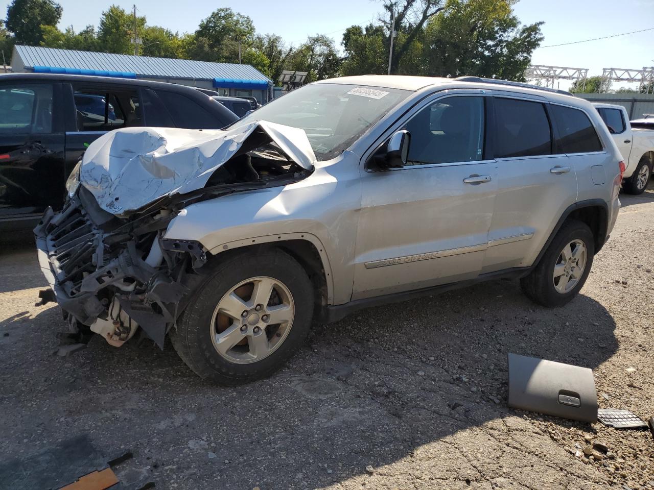 2012 Jeep Grand Cherokee Laredo silver suv flexible 1C4RJEAG8CC276264 photo #1
