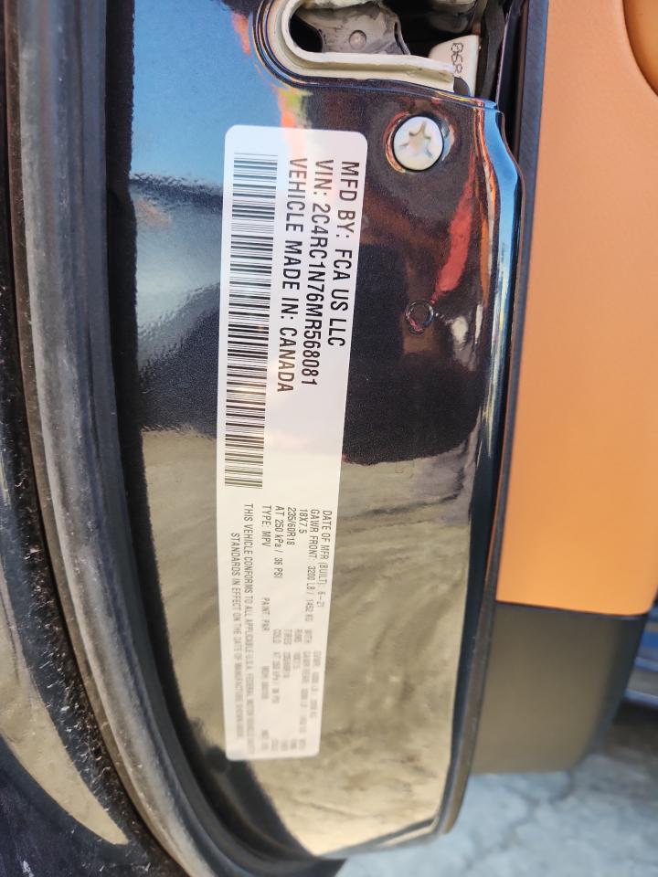 2021 Chrysler Pacifica Hybrid Pinnacle VIN: 2C4RC1N76MR568081 Lot: 83761935