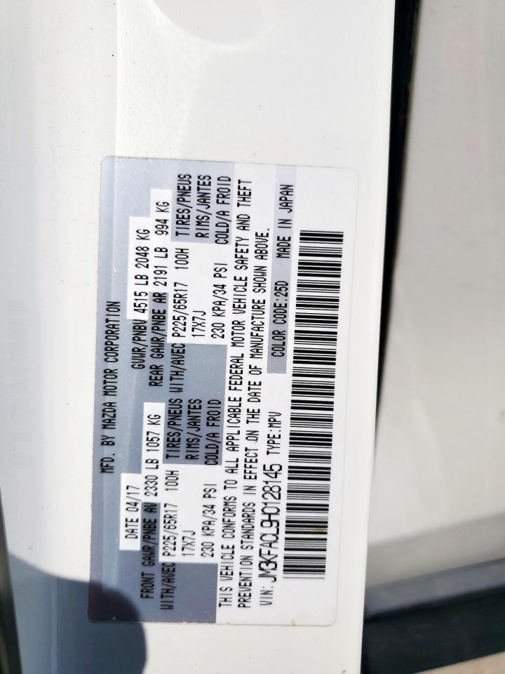 2017 Mazda Cx-5 Touring VIN: JM3KFACL9H0128145 Lot: 80086825