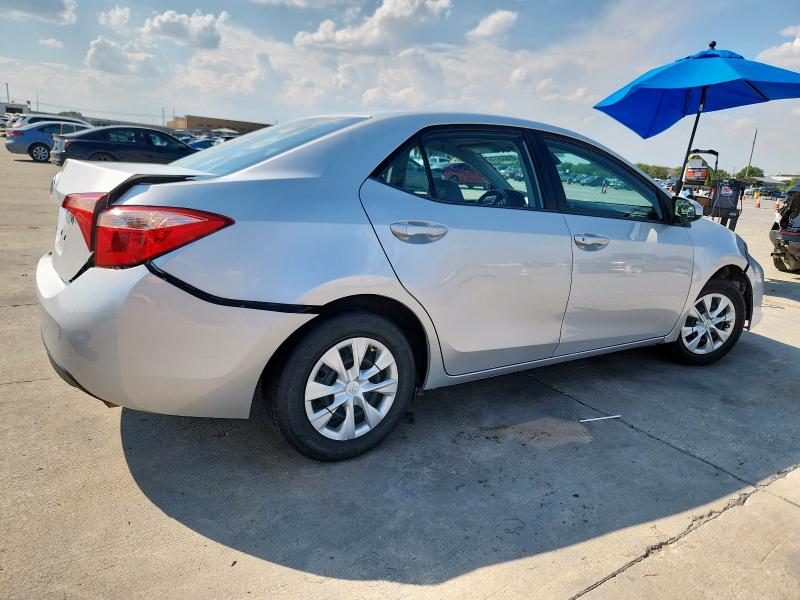  TOYOTA COROLLA 2017 Серебристый
