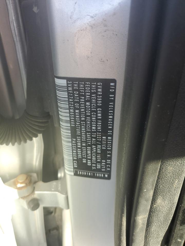 2015 Volkswagen Beetle 1.8T VIN: 3VWF17AT2FM656468 Lot: 70758065