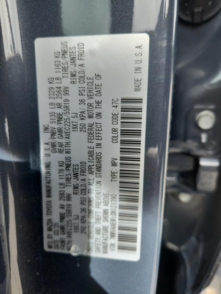 2025 Mazda Cx-50 Premium Plus VIN: 7MMVAAEW1SN121390 Lot: 80944815