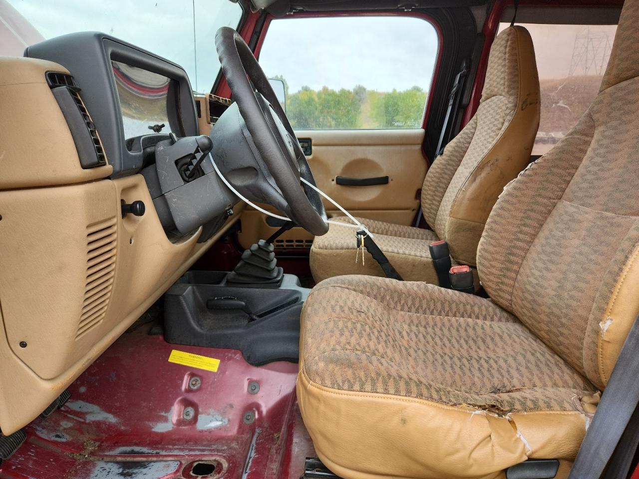 1998 Jeep Wrangler / Tj Se VIN: 1J4FY29P1WP766697 Lot: 81717285