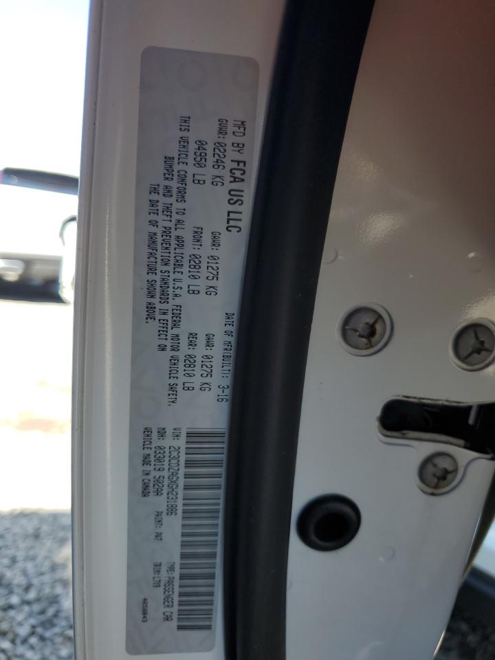 2016 Dodge Challenger Sxt VIN: 2C3CDZAGXGH231886 Lot: 81393495