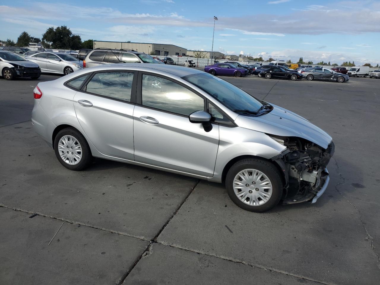 2019 Ford Fiesta S VIN: 3FADP4AJ9KM130389 Lot: 81811965