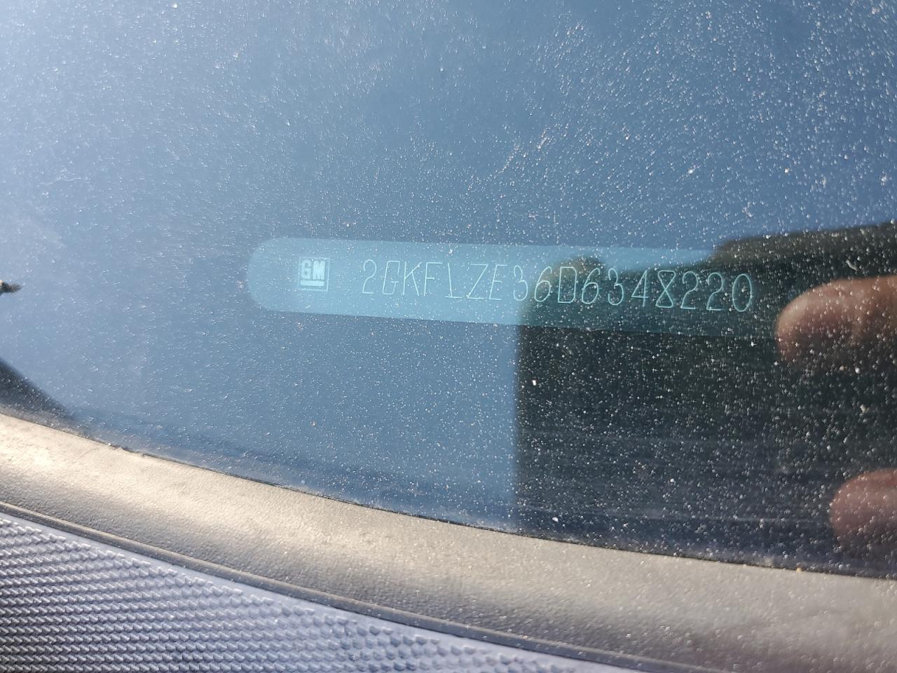 2013 GMC Terrain Denali VIN: 2GKFLZE36D6348220 Lot: 81844635