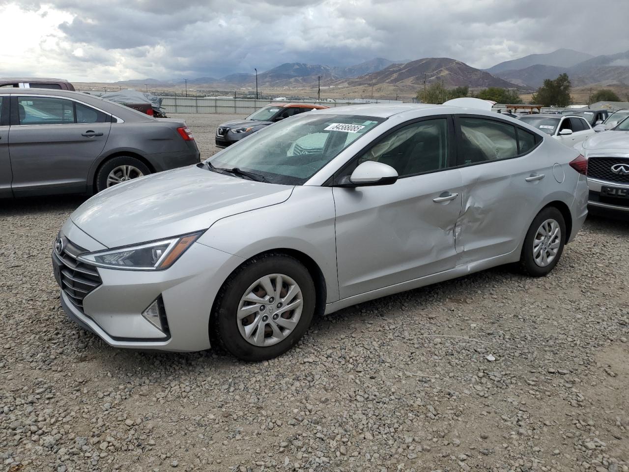 2019 Hyundai Elantra Se grey null gas 5NPD74LF8KH466740 photo #1